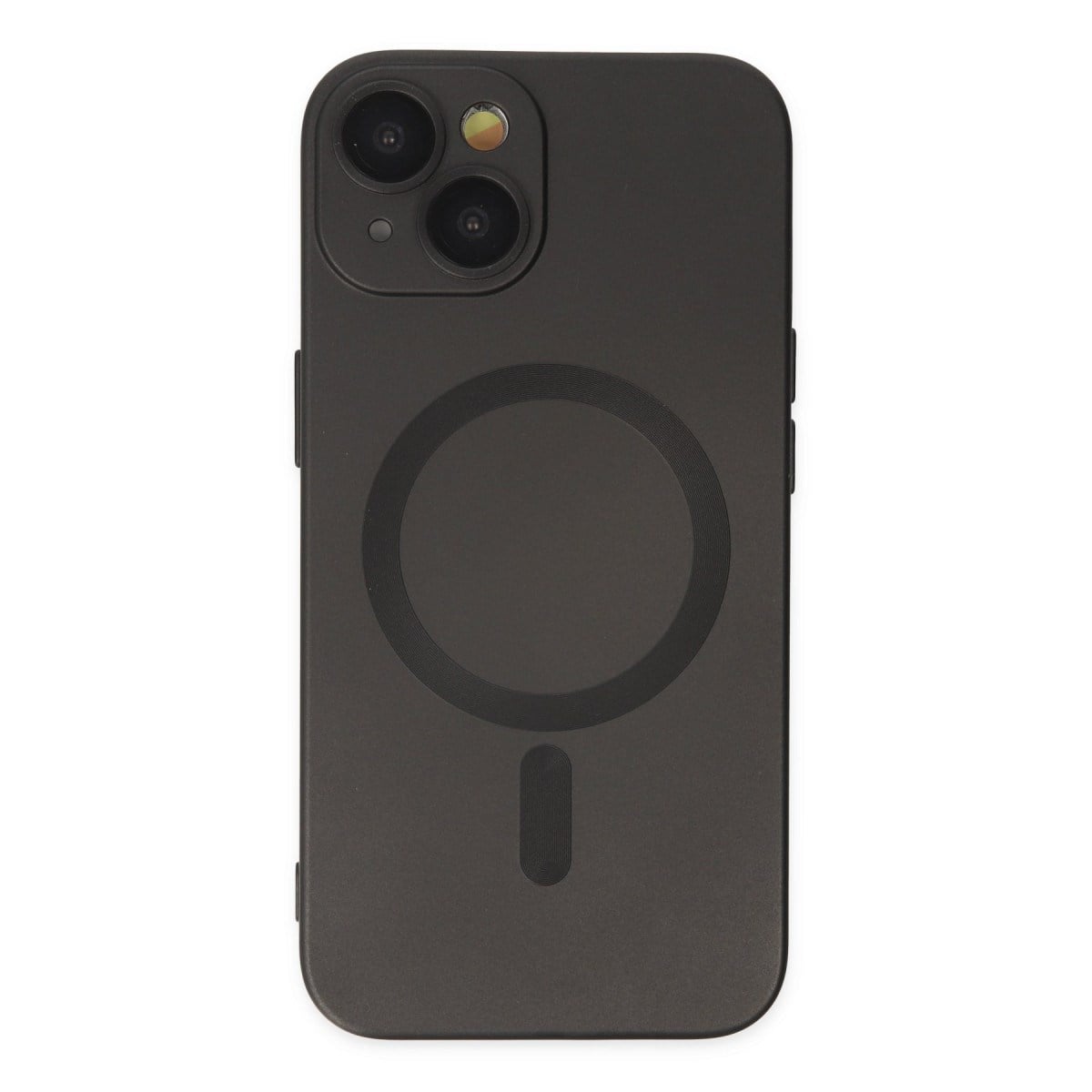 iPhone 14 Plus Kılıf Moshi Lens Magneticsafe Silikon - Siyah