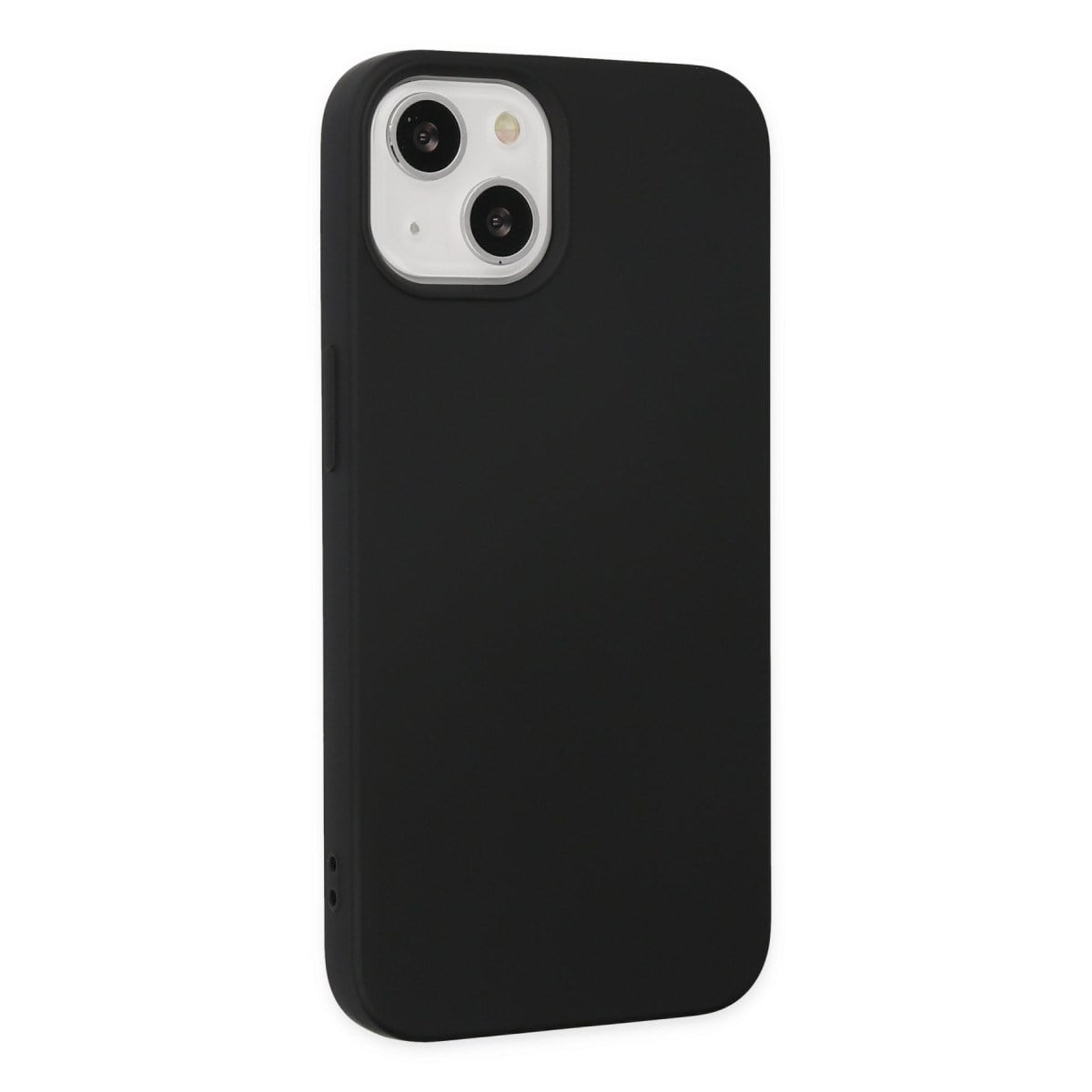 iPhone 14 Plus Kılıf Nano içi Kadife Silikon - Siyah
