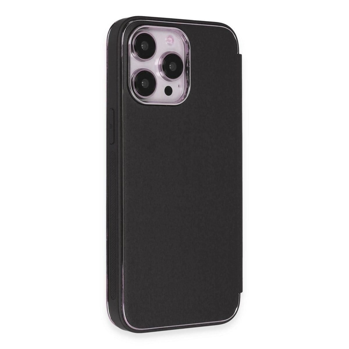 iPhone 14 Pro Kılıf Dolpin Kapaklı - Siyah