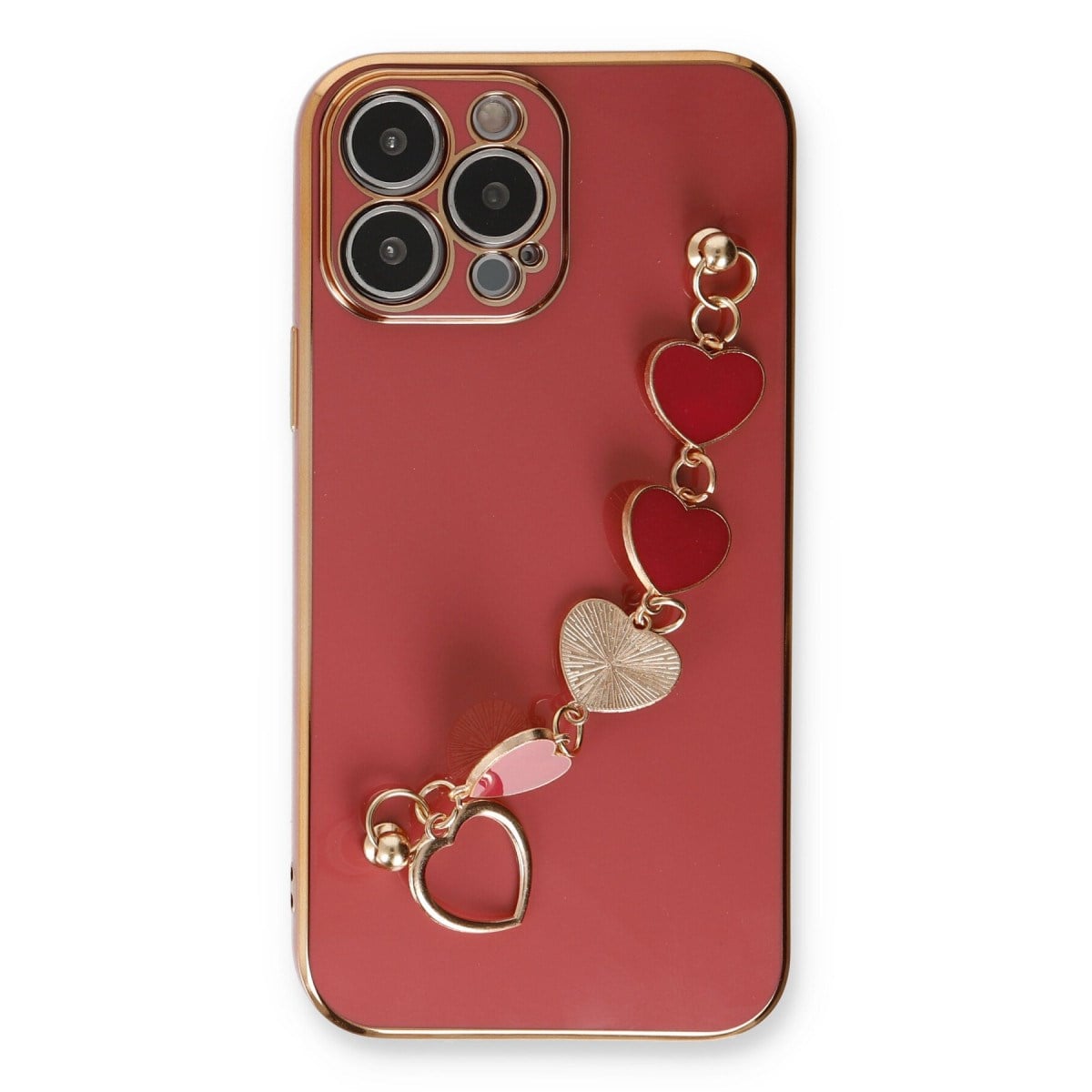 iPhone 14 Pro Kılıf Esila Silikon - Kırmızı