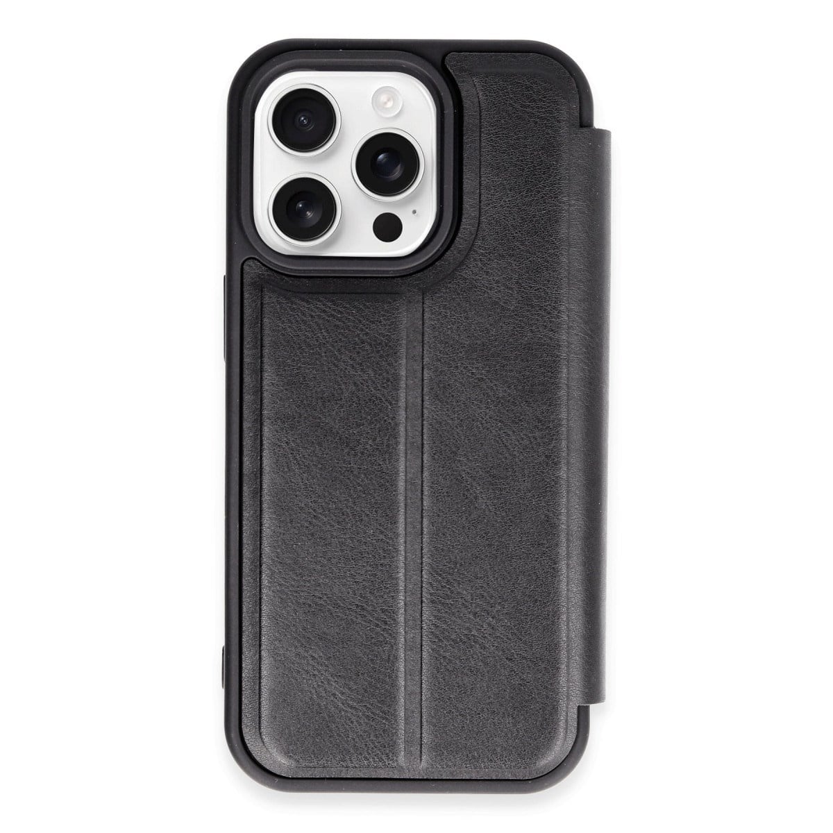 iPhone 14 Pro Kılıf Flip Cover - Siyah