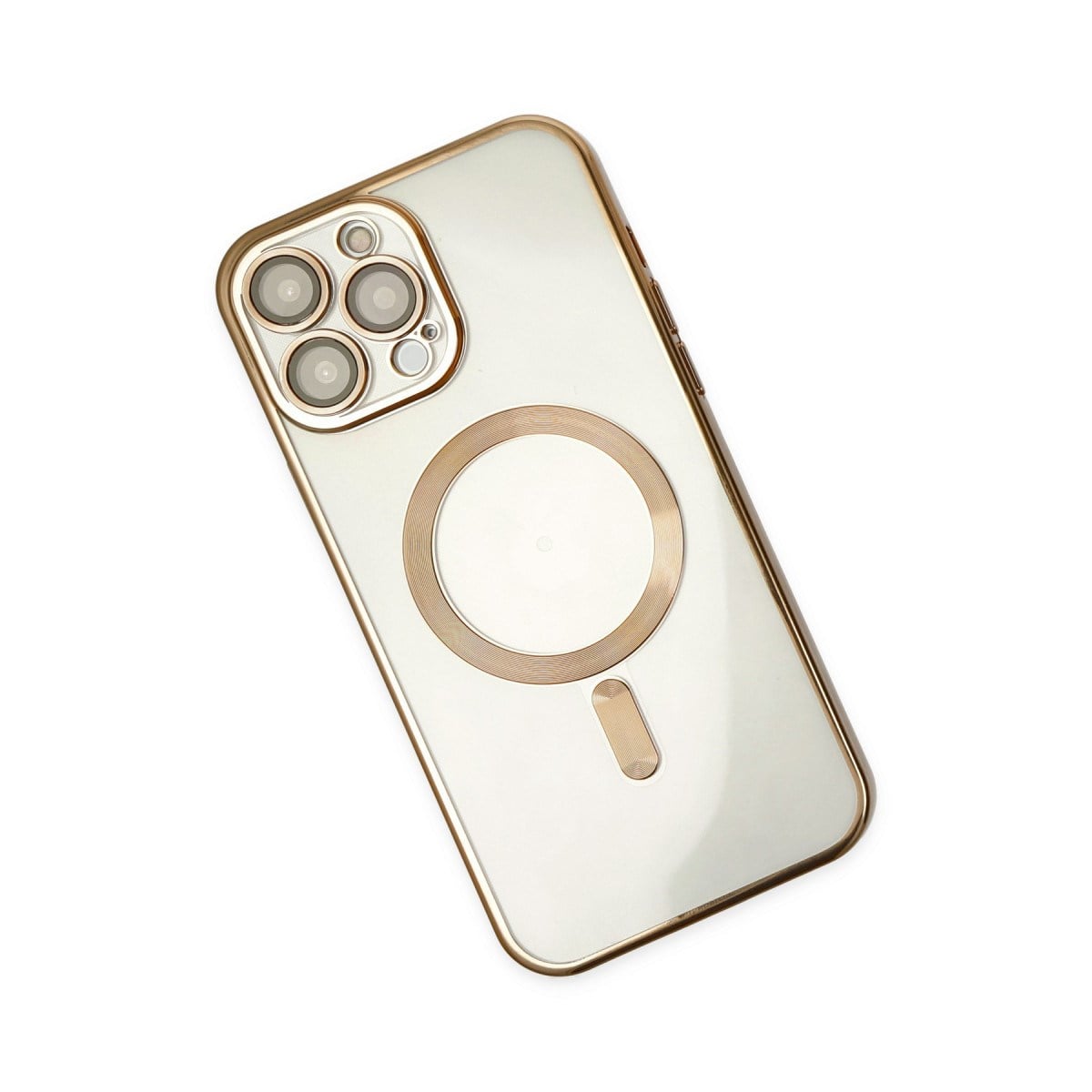 iPhone 14 Pro Kılıf Kross Magneticsafe Kapak - Gold