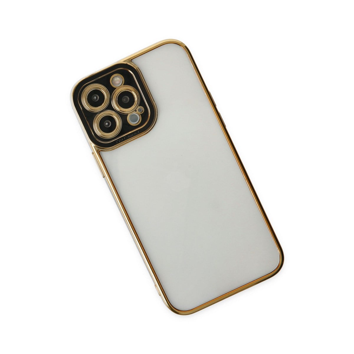 iPhone 14 Pro Kılıf Liva Lens Silikon - Siyah