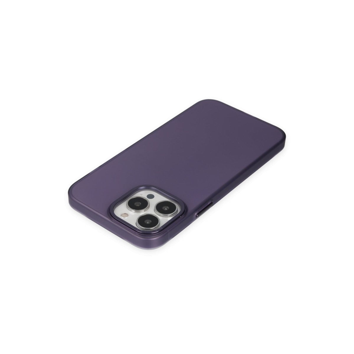 iPhone 14 Pro Kılıf Modos Metal Kapak - Derin Mor