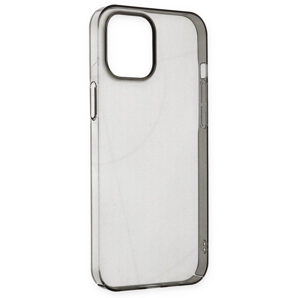 iPhone 14 Pro Kılıf Pc Sert Şeffaf Kapak - Siyah