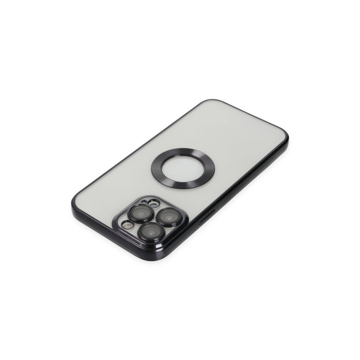 iPhone 14 Pro Kılıf Slot Silikon - Siyah
