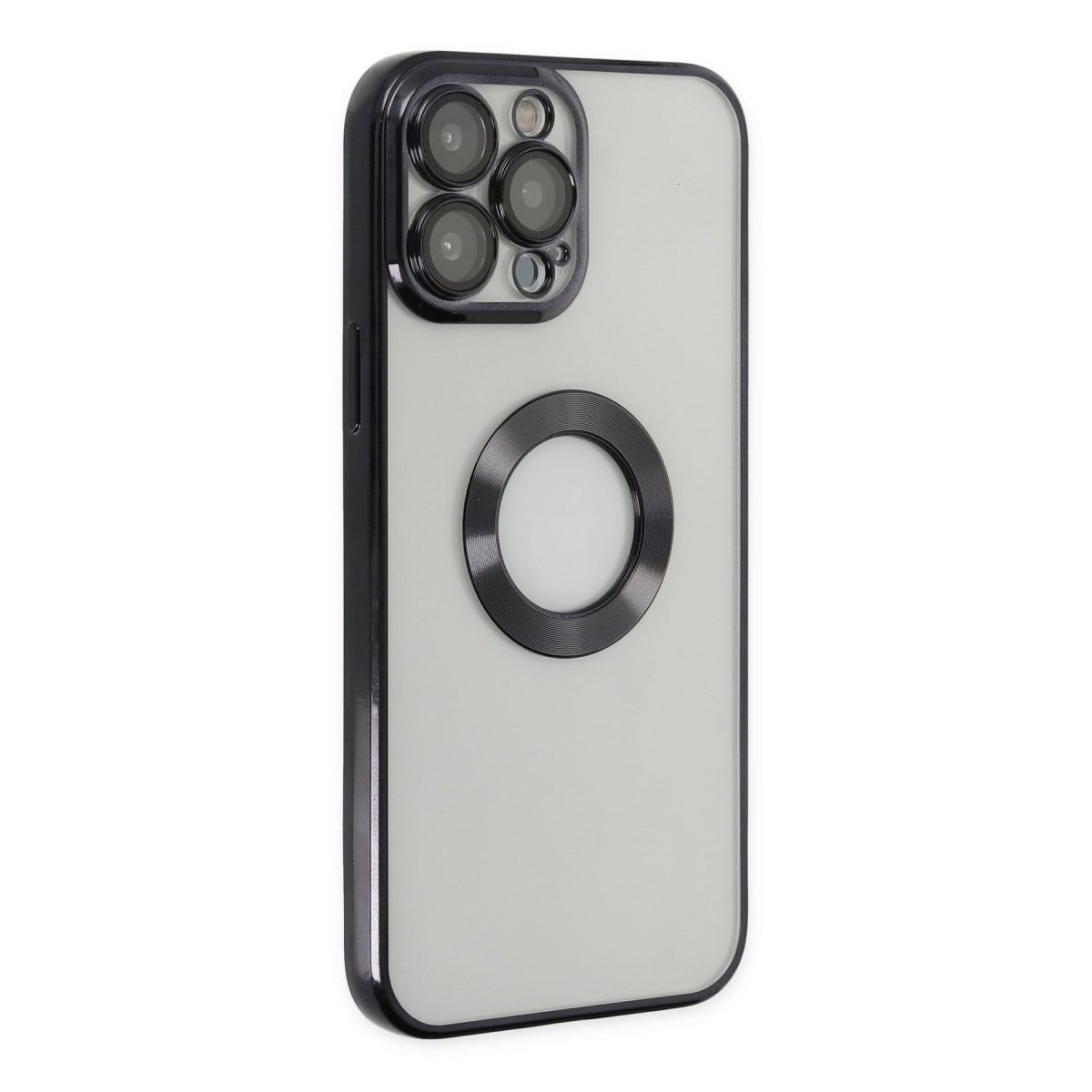 iPhone 14 Pro Kılıf Slot Silikon - Siyah