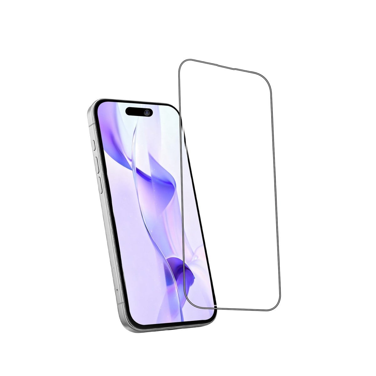 iPhone 14 Pro Max Bilvis 5in1 3D Magic Cam Ekran Koruyucu - Siyah