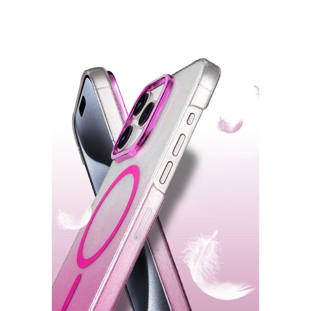 iPhone 14 Pro Max Glossy Magsafe Kapak - Siyah