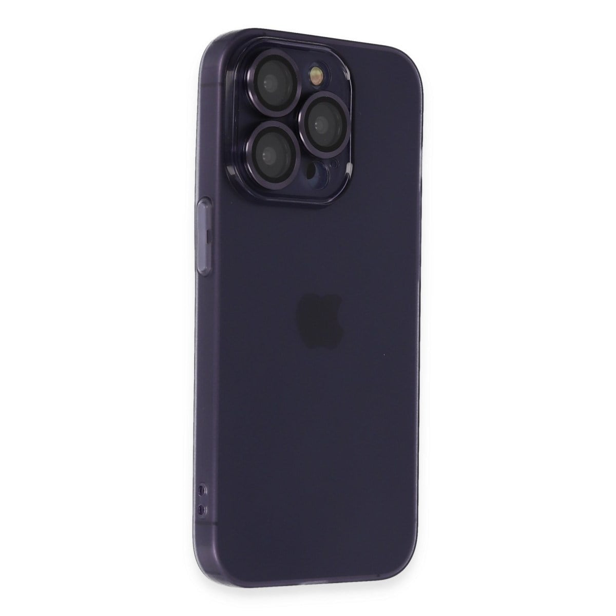 iPhone 14 Pro Max Kılıf Luko Lens Silikon - Siyah