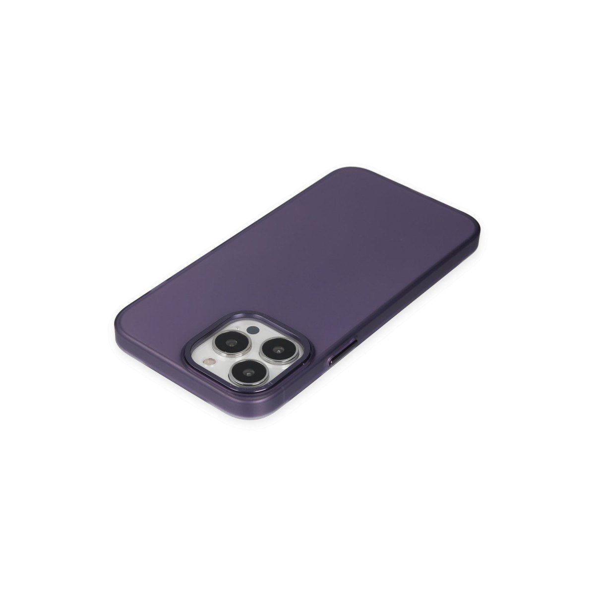 iPhone 14 Pro Max Kılıf Modos Metal Kapak - Derin Mor