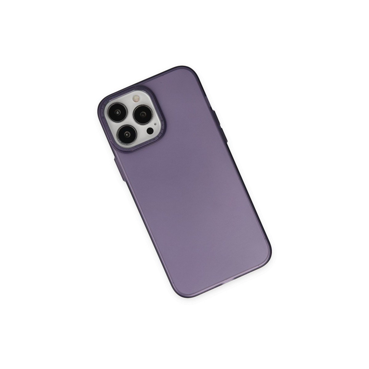 iPhone 14 Pro Max Kılıf Modos Metal Kapak - Derin Mor