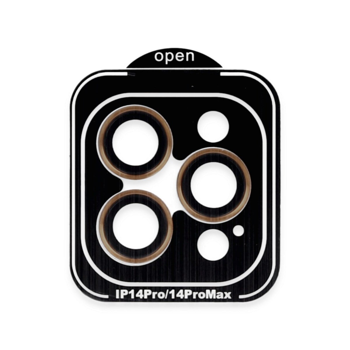 iPhone 14 Pro Max PVD Metal Kamera Lens - Turuncu