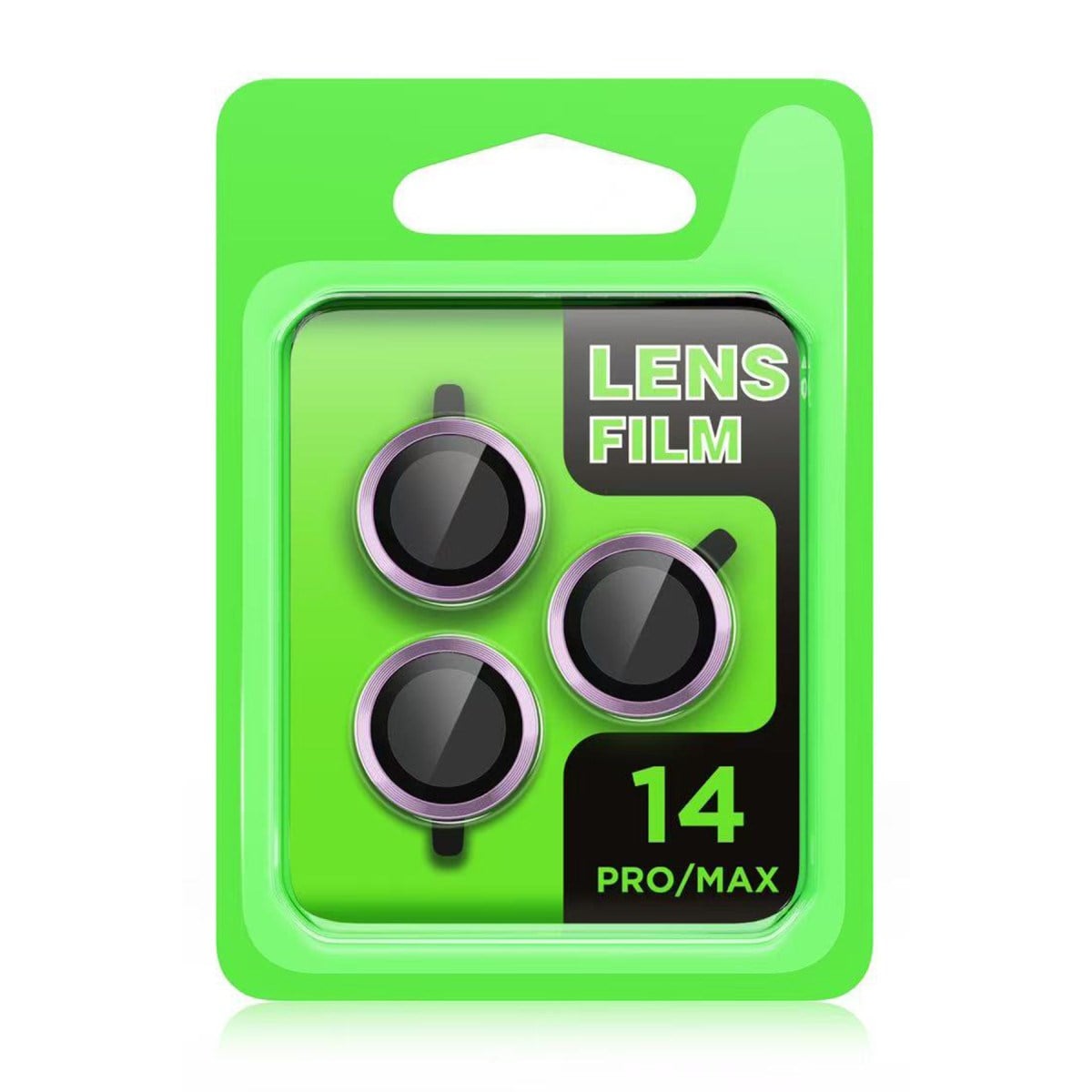 iPhone 14 Pro Max Raze Metal Kamera Lens - Siyah