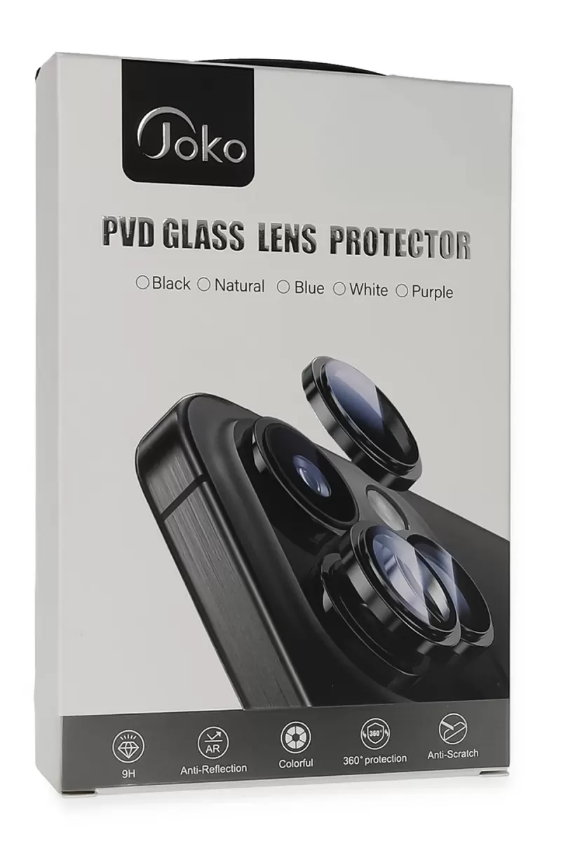 iPhone 14 PVD Metal Kamera Lens - Pembe