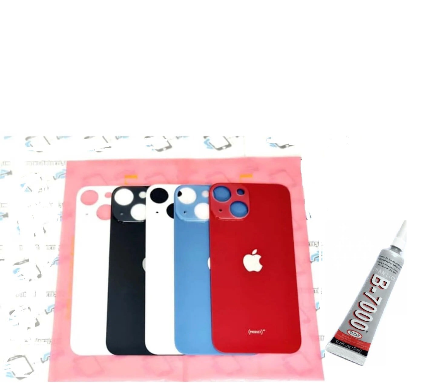iPhone 14 Uyumlu Arka Batarya Pil Kapağı KIRMIZI (