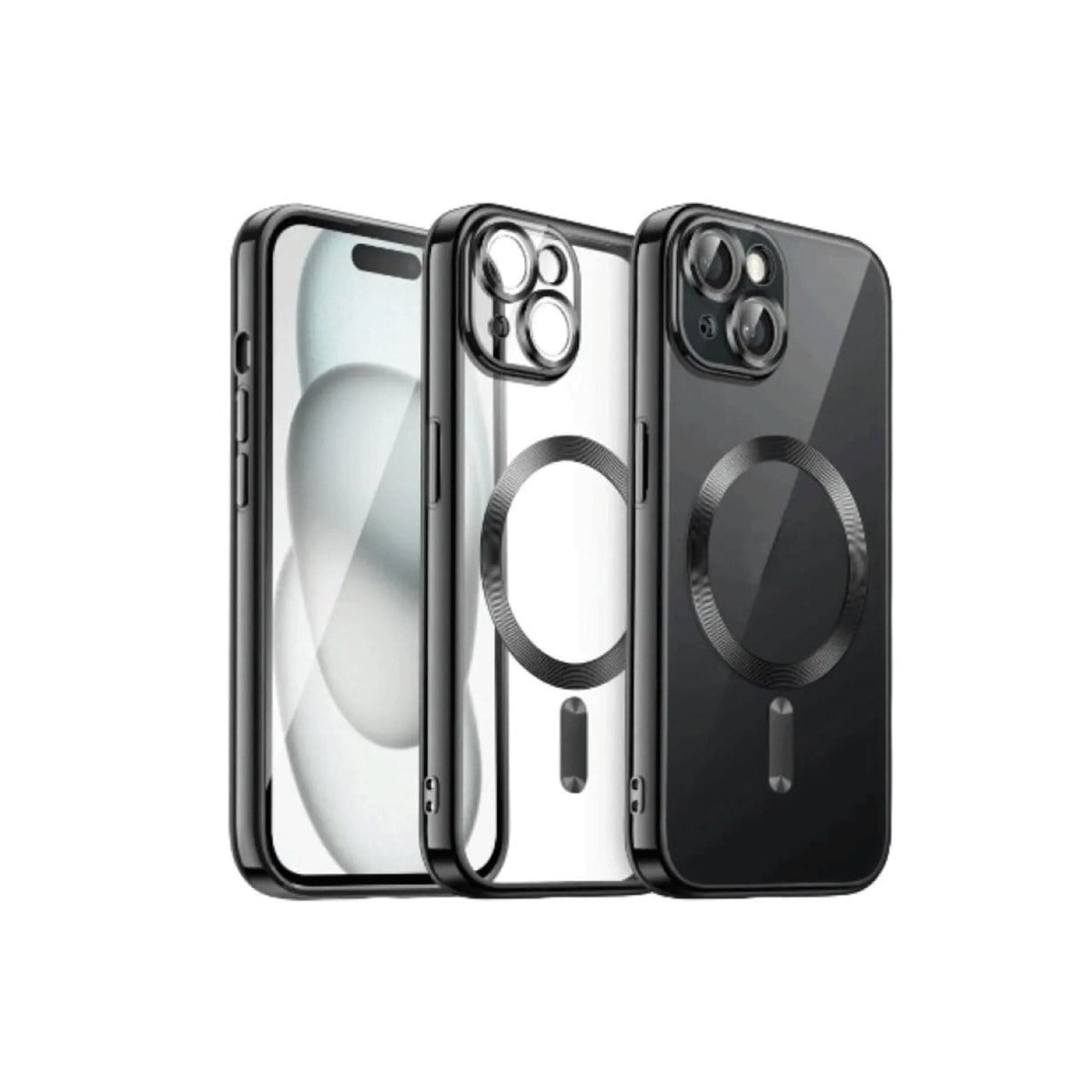 iPhone 15 Kılıf Kross Magneticsafe Kapak - Siyah