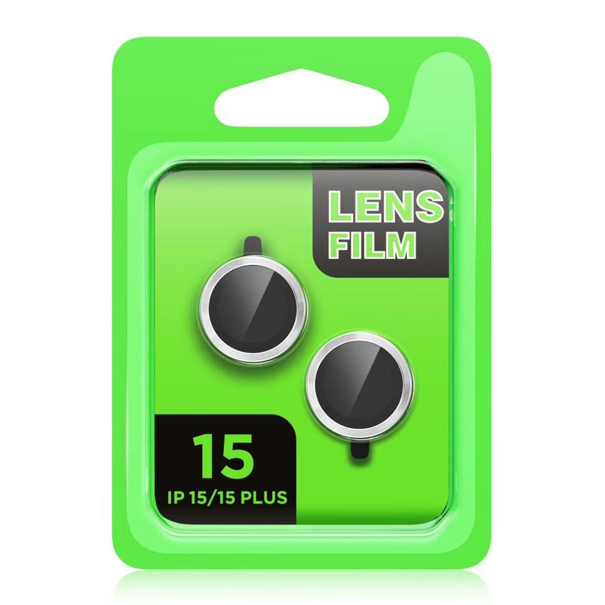 iPhone 15 Plus Raze Metal Kamera Lens - Yeşil