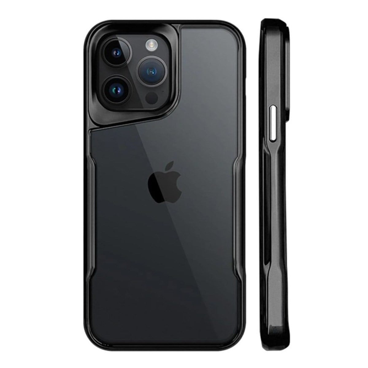 iPhone 15 Pro Kılıf Boyi Silikon Kapak - Siyah