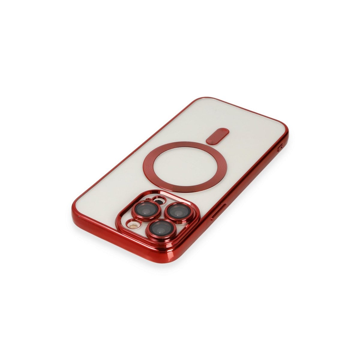 iPhone 15 Pro Kılıf Kross Magneticsafe Kapak - Kırmızı