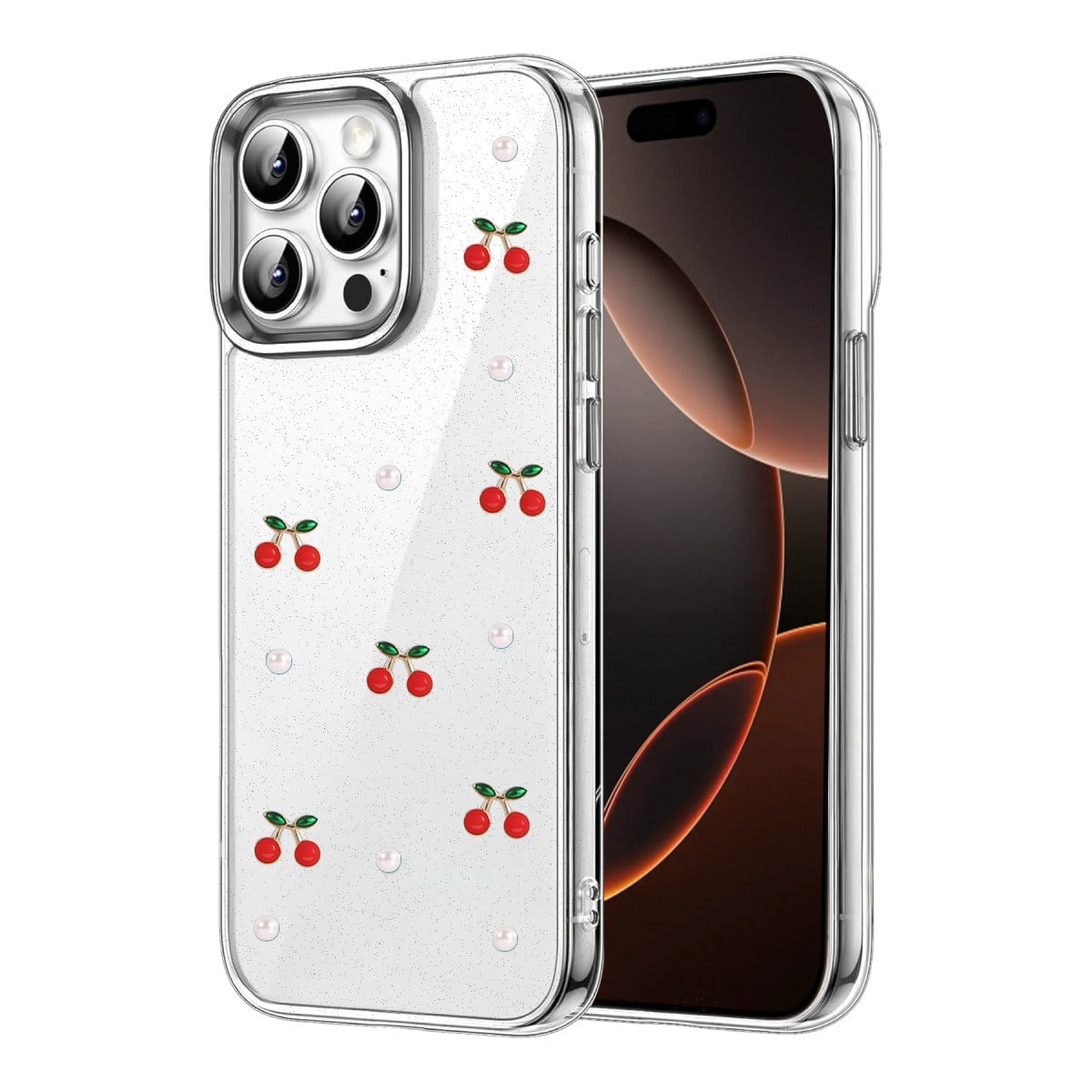 iPhone 15 Pro Max Fiyonk Desenli Kapak - Desen 9