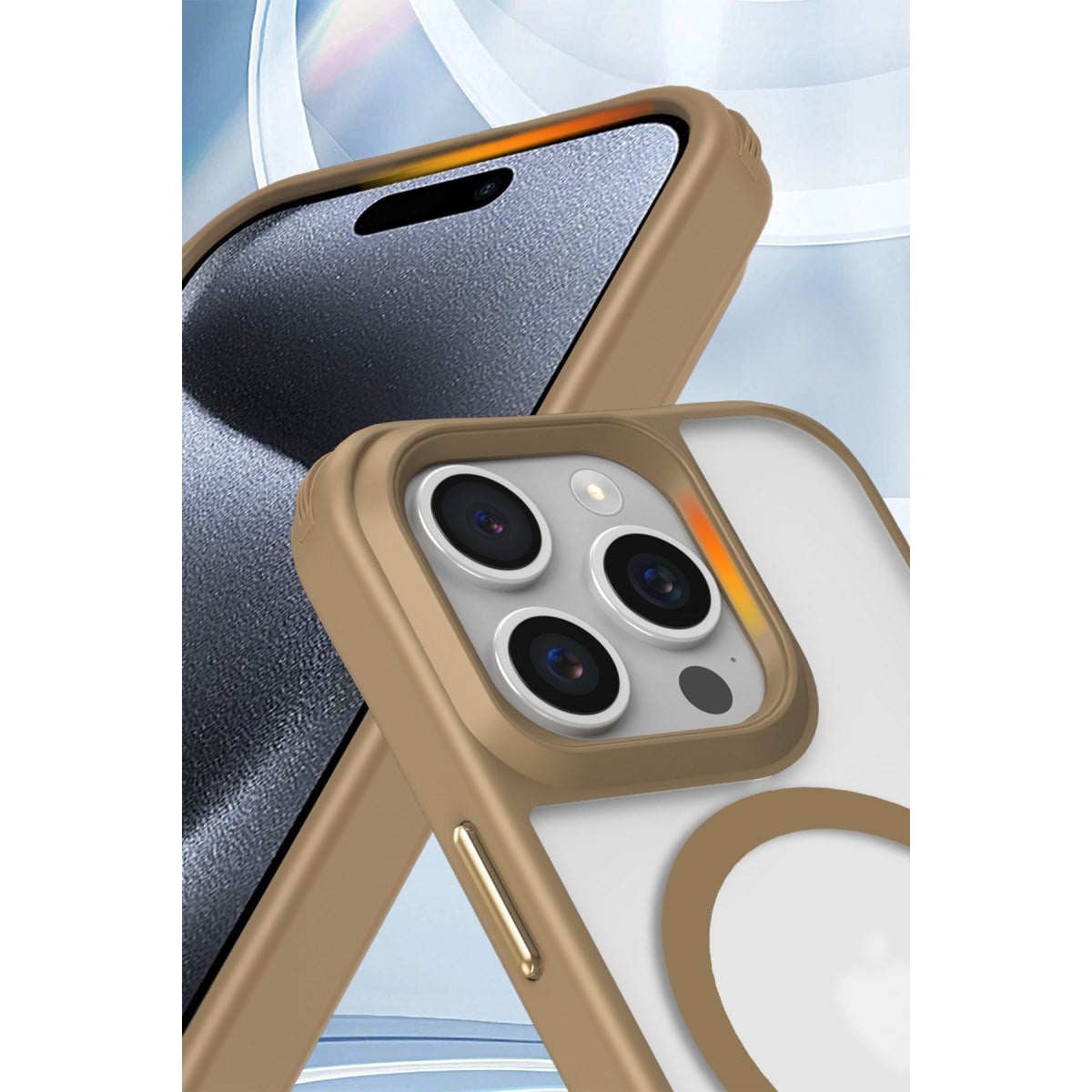 iPhone 15 Pro Max Kılıf Enka Magsafe Silikon Kılıf - Siyah