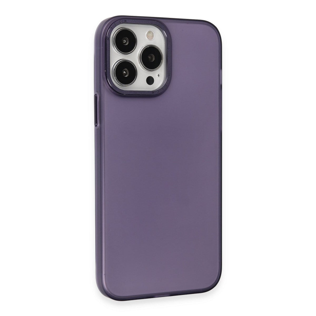iPhone 15 Pro Max Kılıf Modos Metal Kapak - Derin Mor