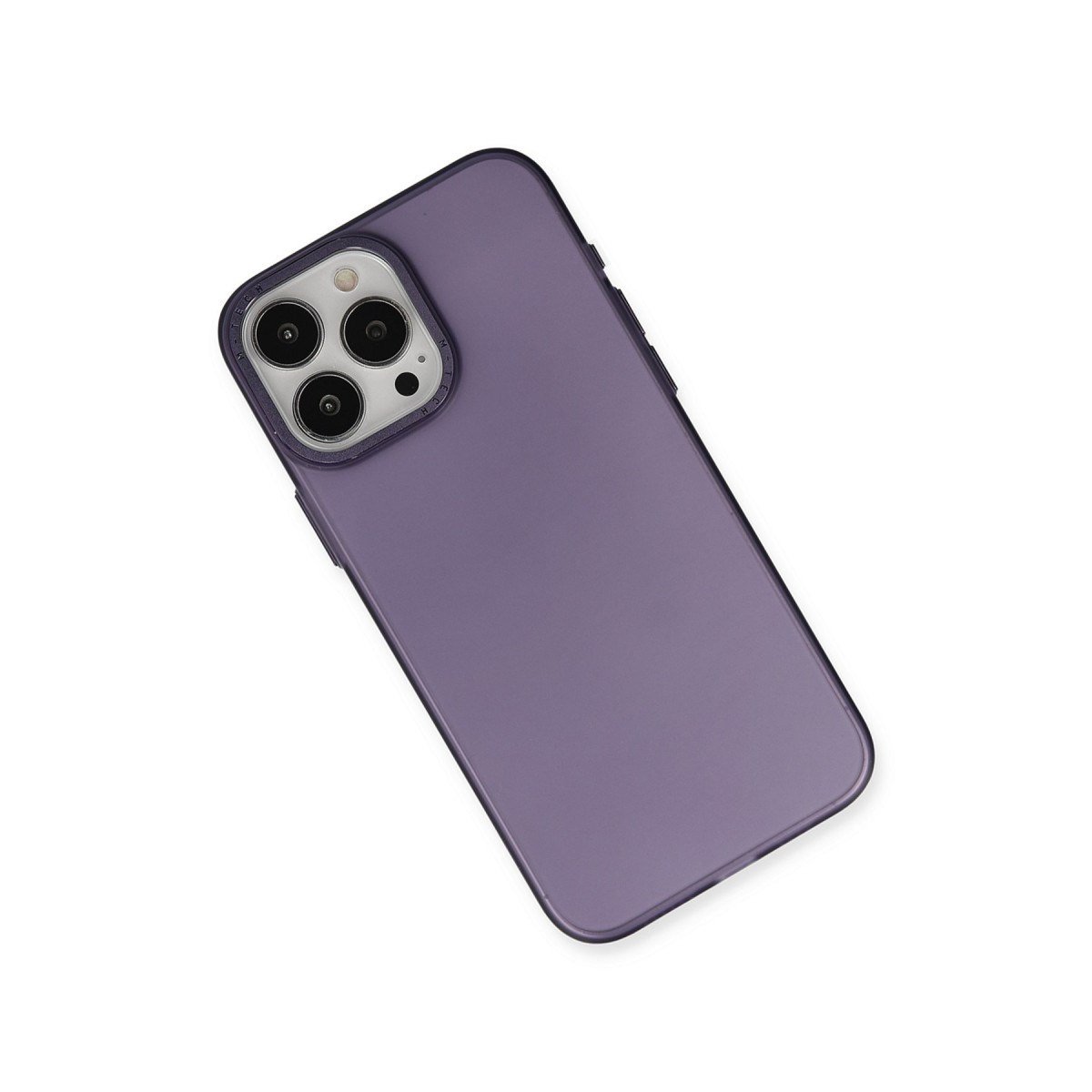 iPhone 15 Pro Max Kılıf Modos Metal Kapak - Derin Mor