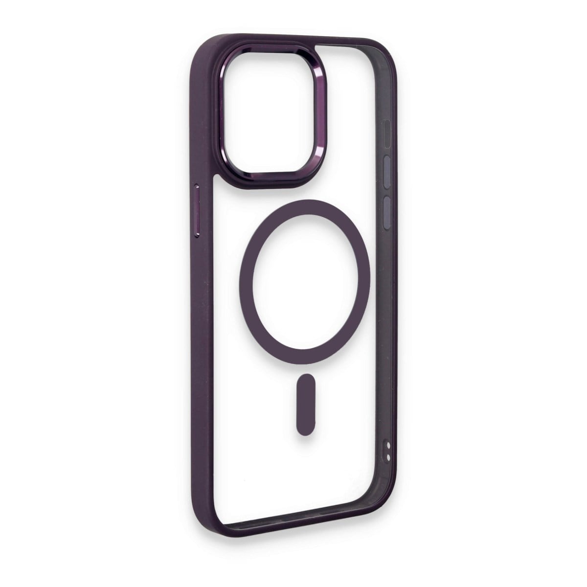 iPhone 15 Pro Max Kılıf Room Magneticsafe Silikon - Derin Mor
