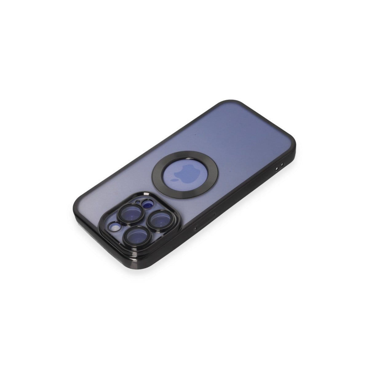 iPhone 15 Pro Max Kılıf Slot Silikon - Siyah