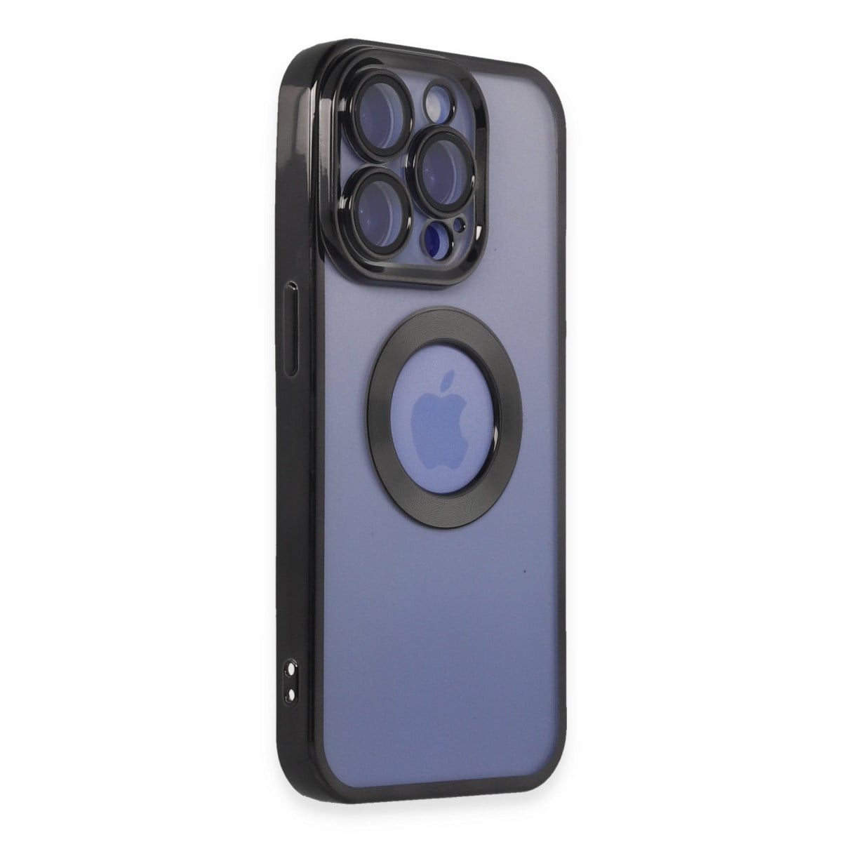 iPhone 15 Pro Max Kılıf Slot Silikon - Siyah