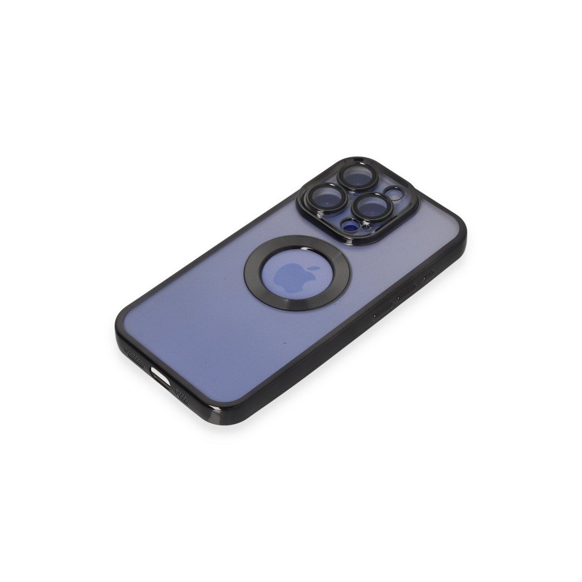 iPhone 15 Pro Max Kılıf Slot Silikon - Siyah