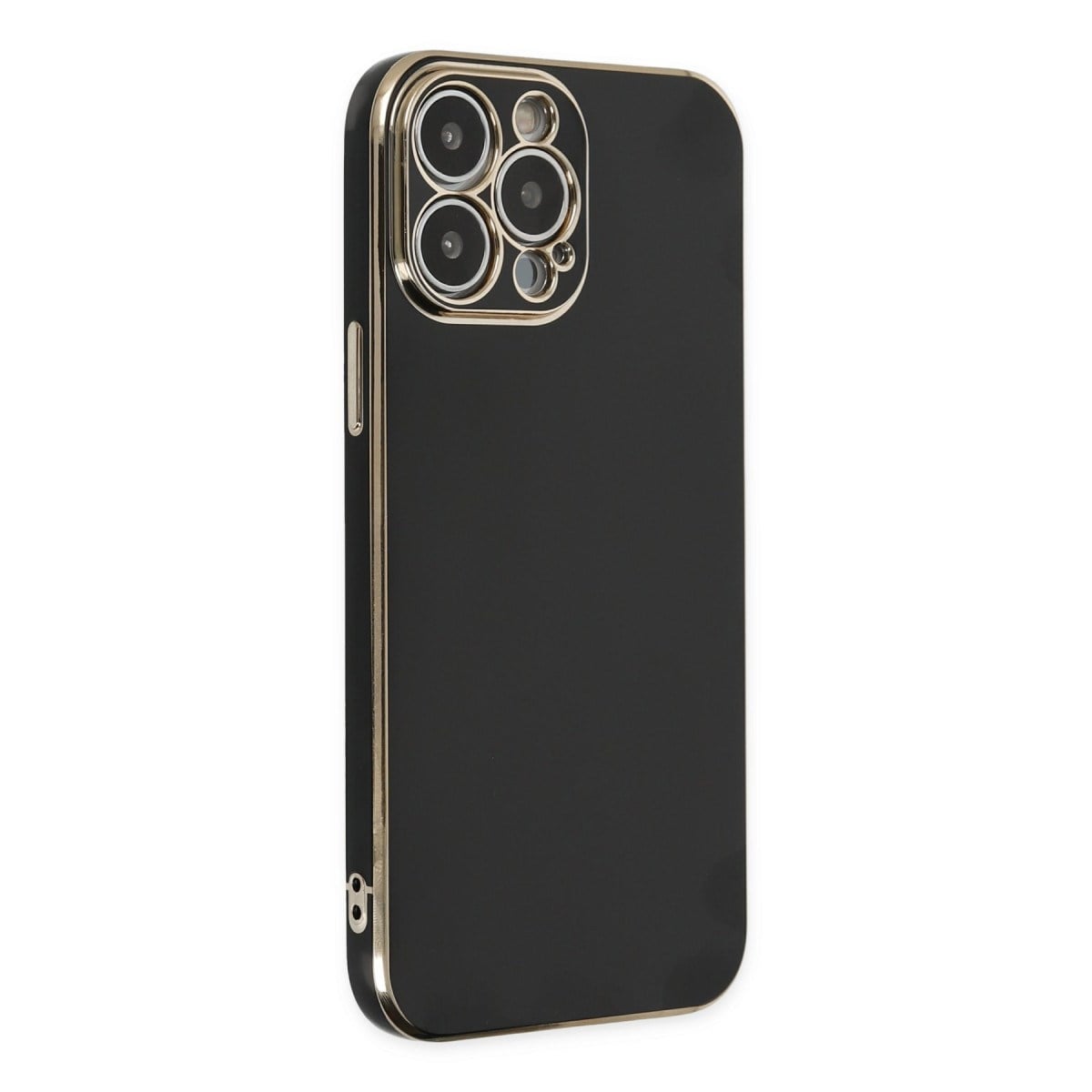 iPhone 15 Pro Max Kılıf Volet Silikon - Siyah