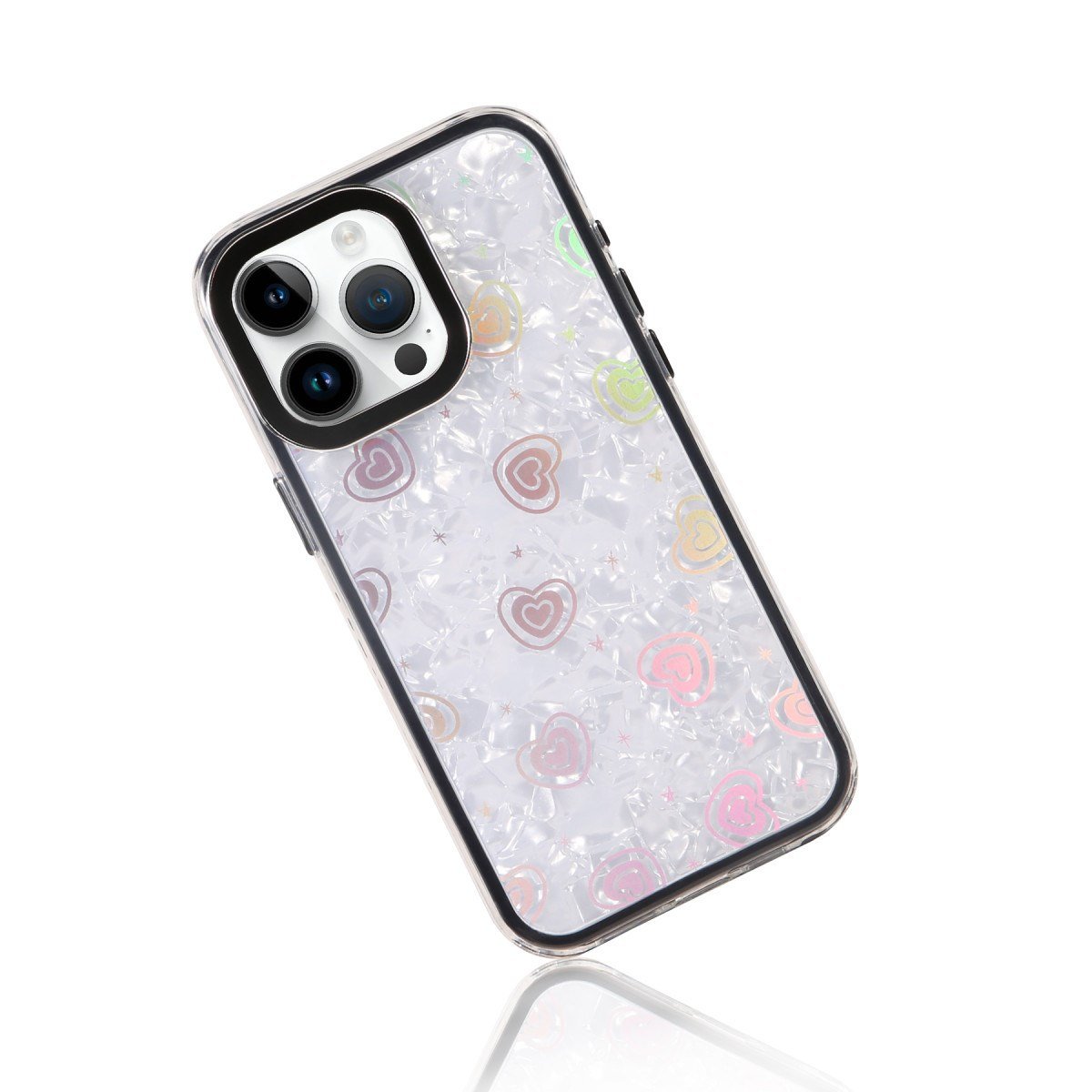 iPhone 15 Pro Max Lumi Desenli Kapak - Siyah
