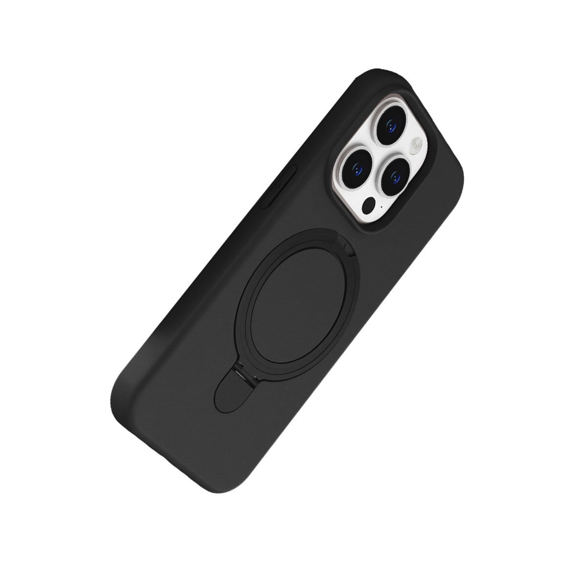 iPhone 15 Pro Max Regal Magsafe Standlı Kapak - Siyah