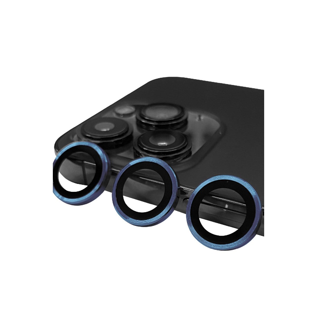 iPhone 15 Pro Raze Metal Kamera Lens - Lacivert