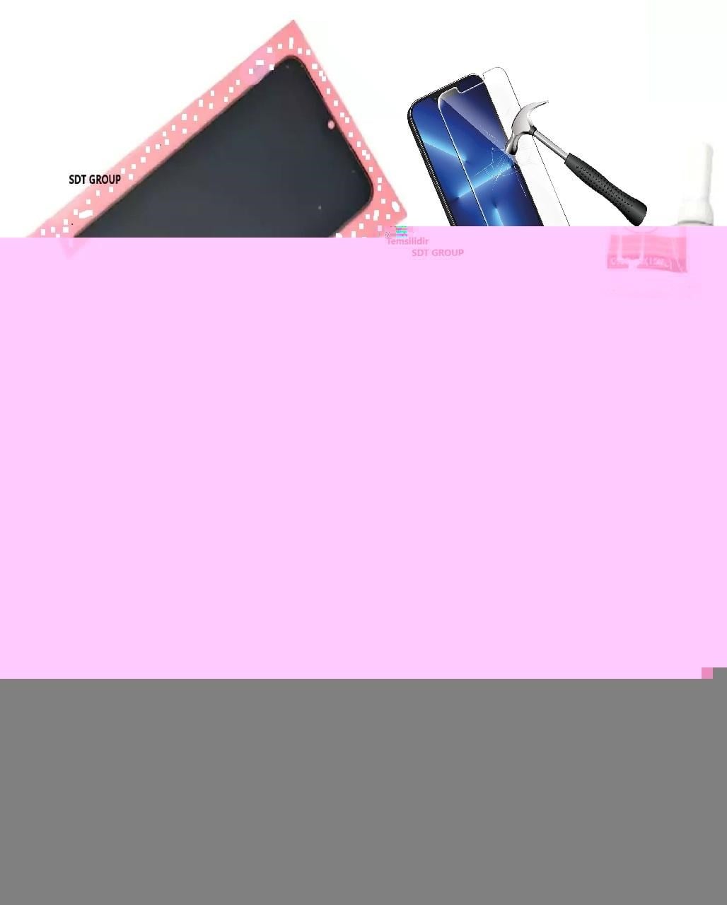 iPhone 15 Uyumlu Ekran (GX) Kırılmaz Cam + B7000