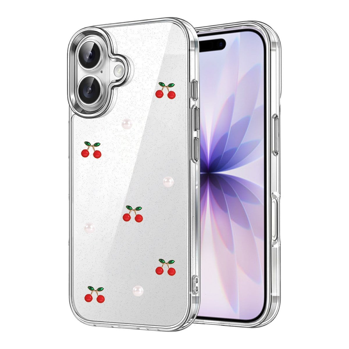 iPhone 16 Fiyonk Desenli Kapak - Desen 9