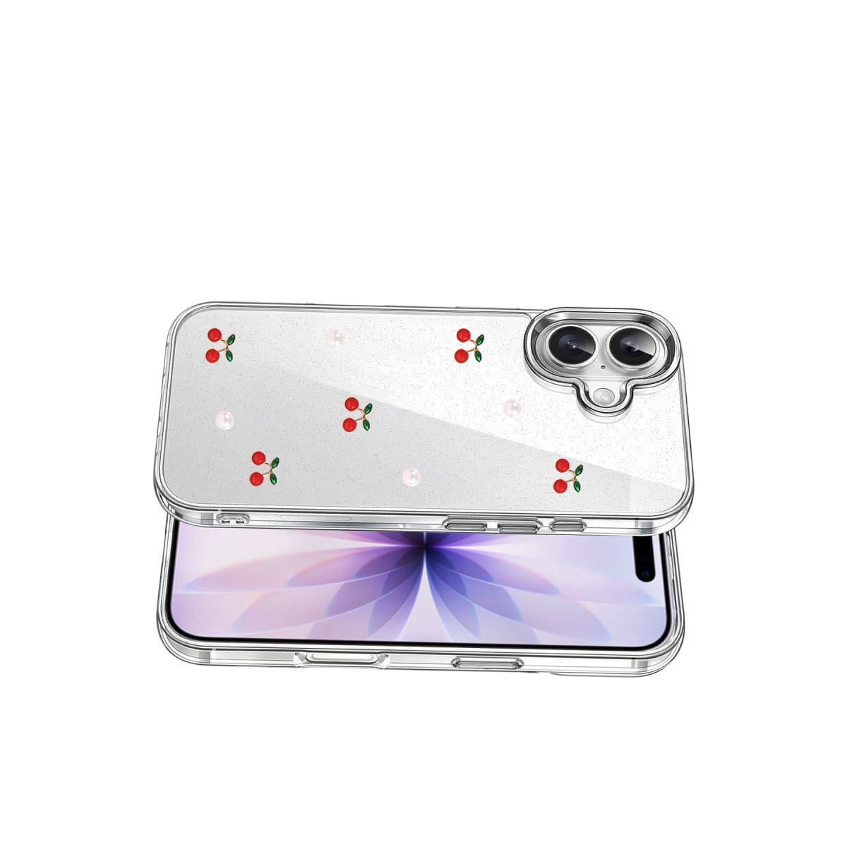 iPhone 16 Fiyonk Desenli Kapak - Desen 9