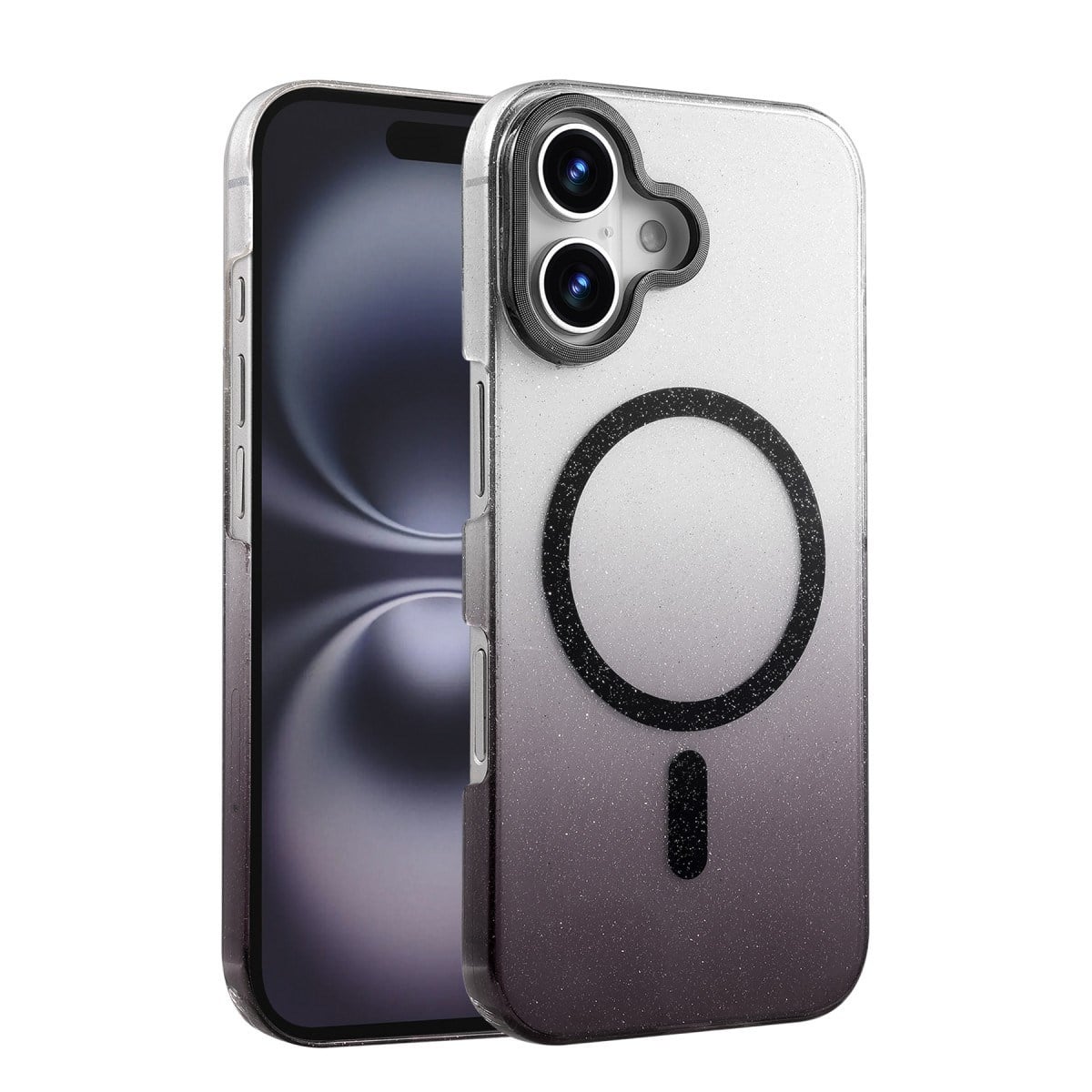 iPhone 16 Glossy Magsafe Kapak - Siyah