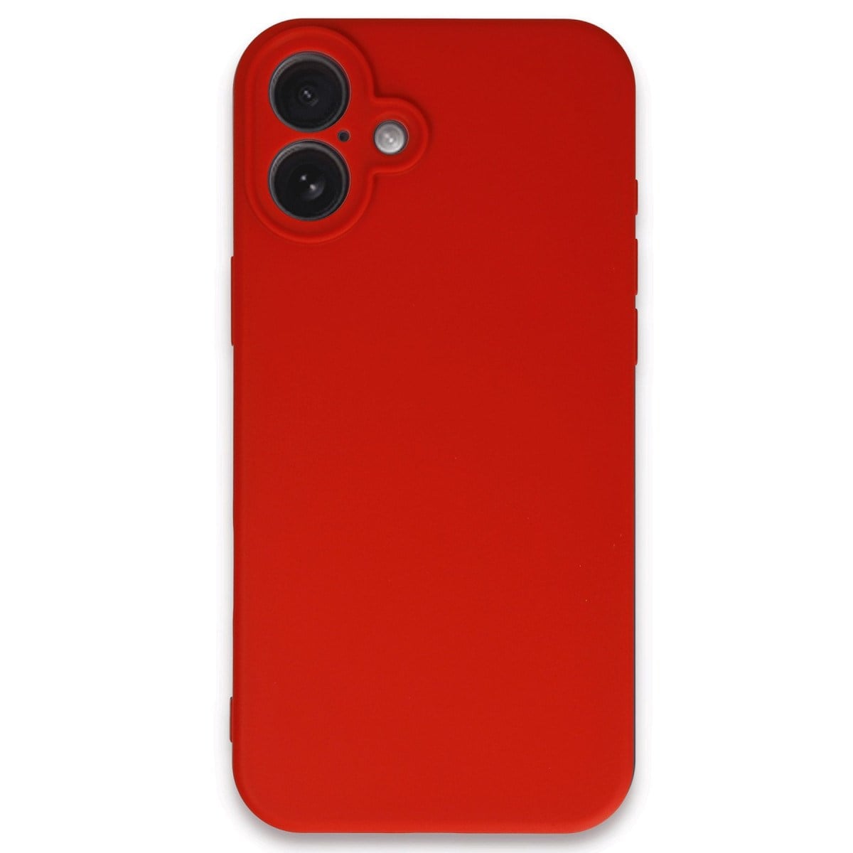 iPhone 16 Kılıf First Silikon - Kırmızı