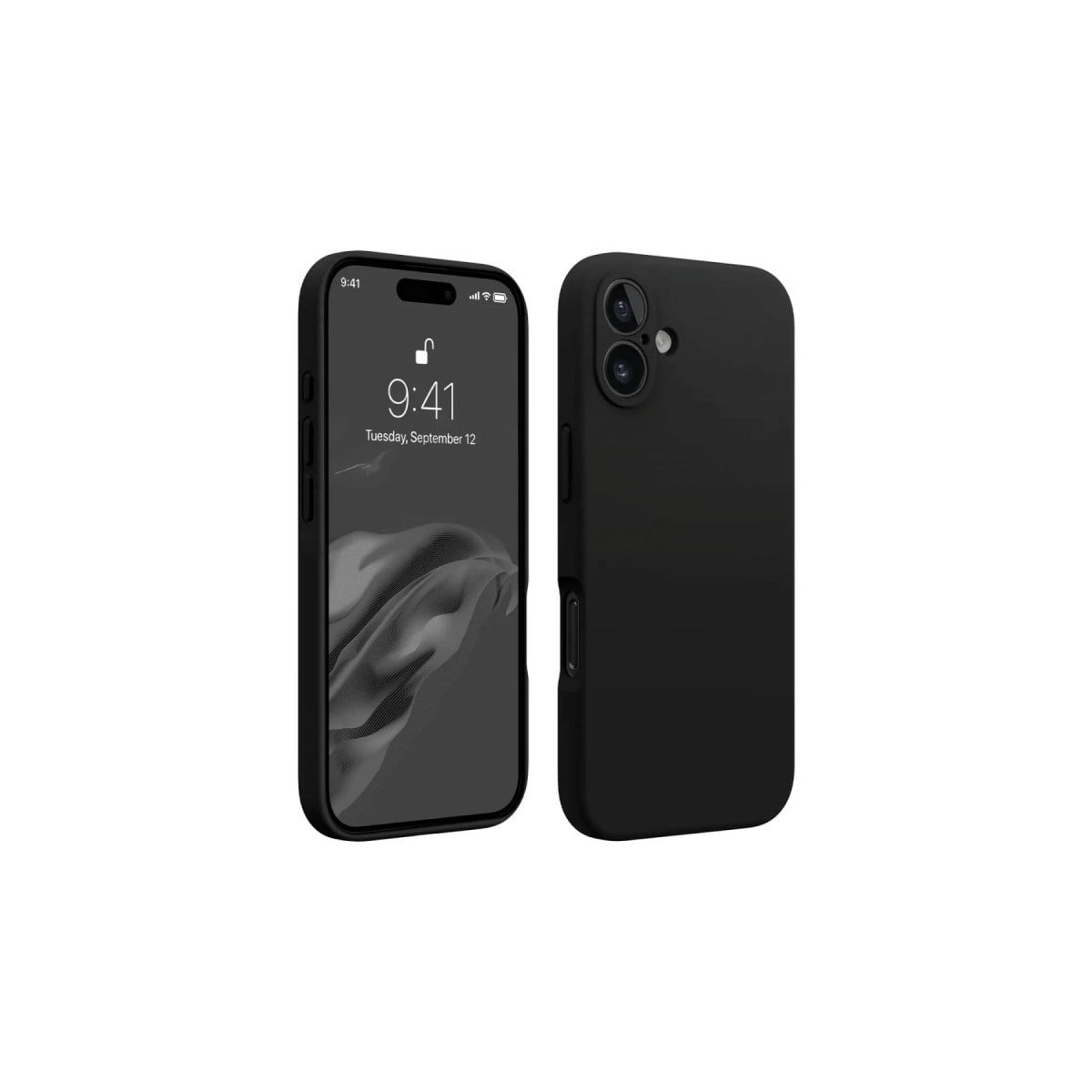 iPhone 16 Kılıf First Silikon - Siyah