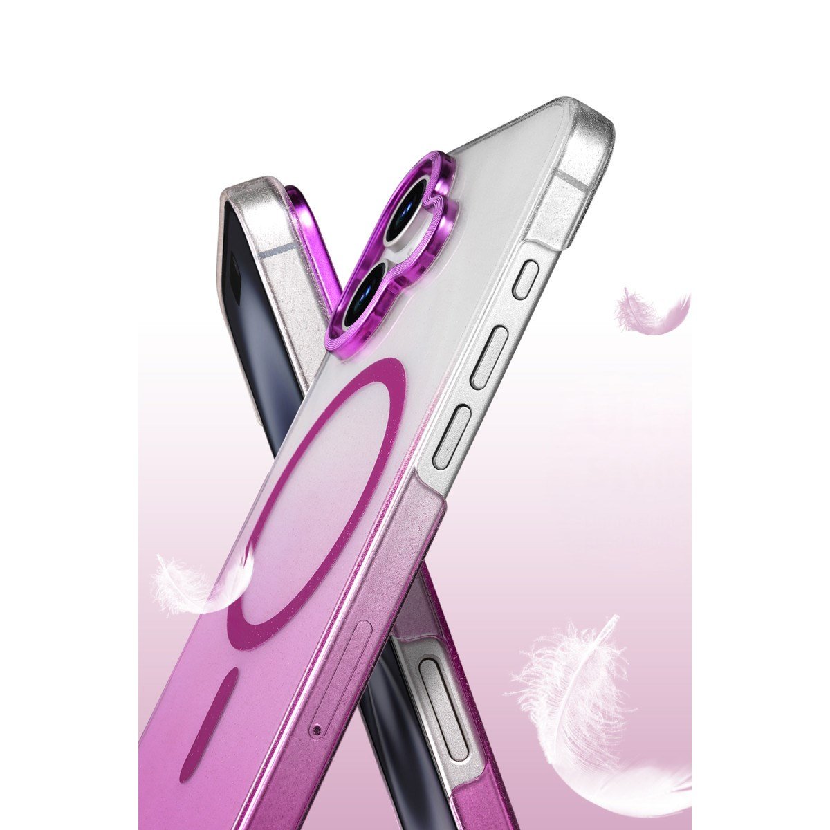 iPhone 16 Plus Glossy Magsafe Kapak - Siyah