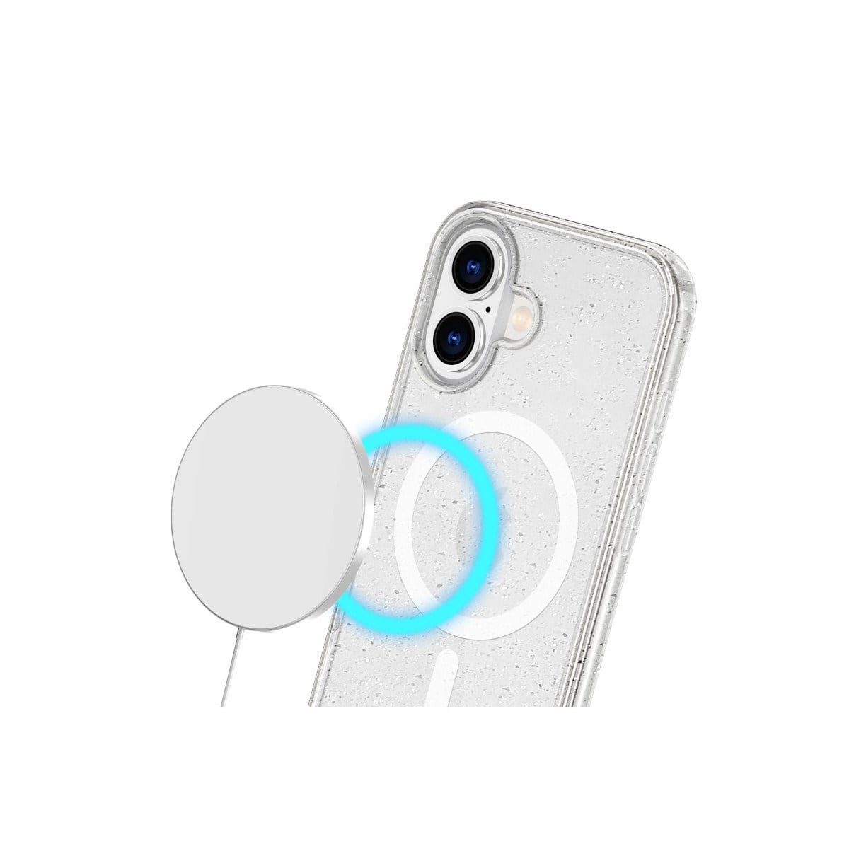 iPhone 16 Plus Kılıf Star Magsafe Kapak - Turuncu