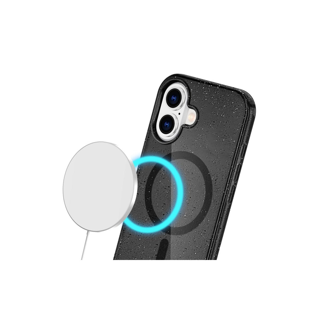iPhone 16 Plus Kılıf Star Magsafe Kapak - Siyah
