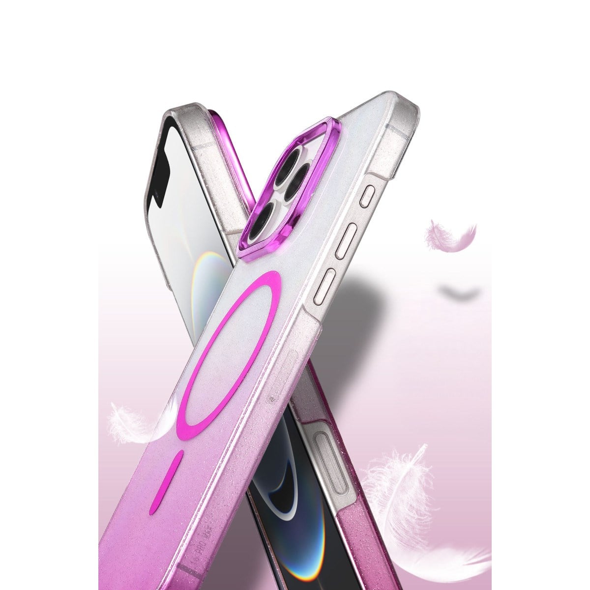iPhone 16 Pro Glossy Magsafe Kapak - Siyah
