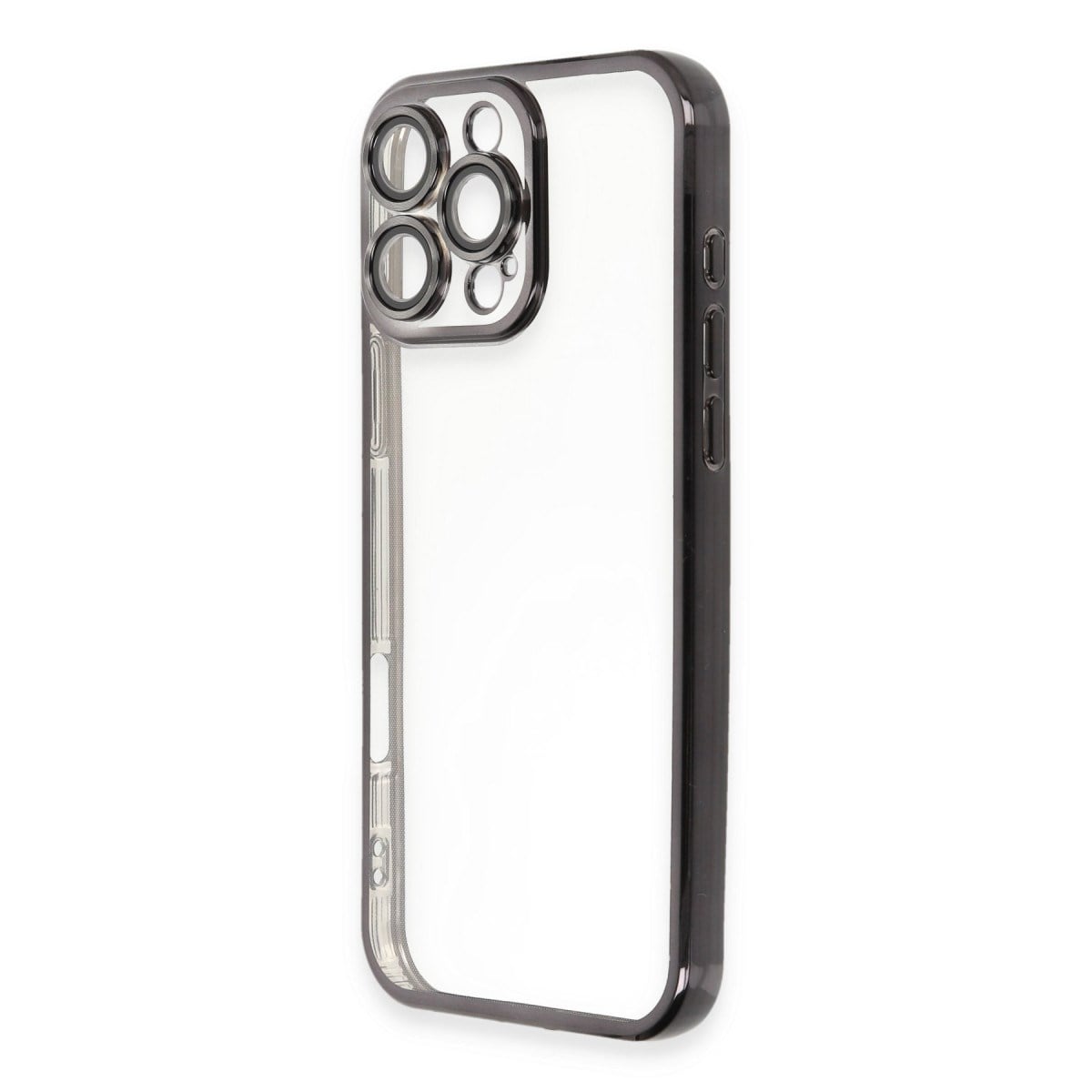 iPhone 16 Pro Kılıf Razer Lensli Silikon - Siyah