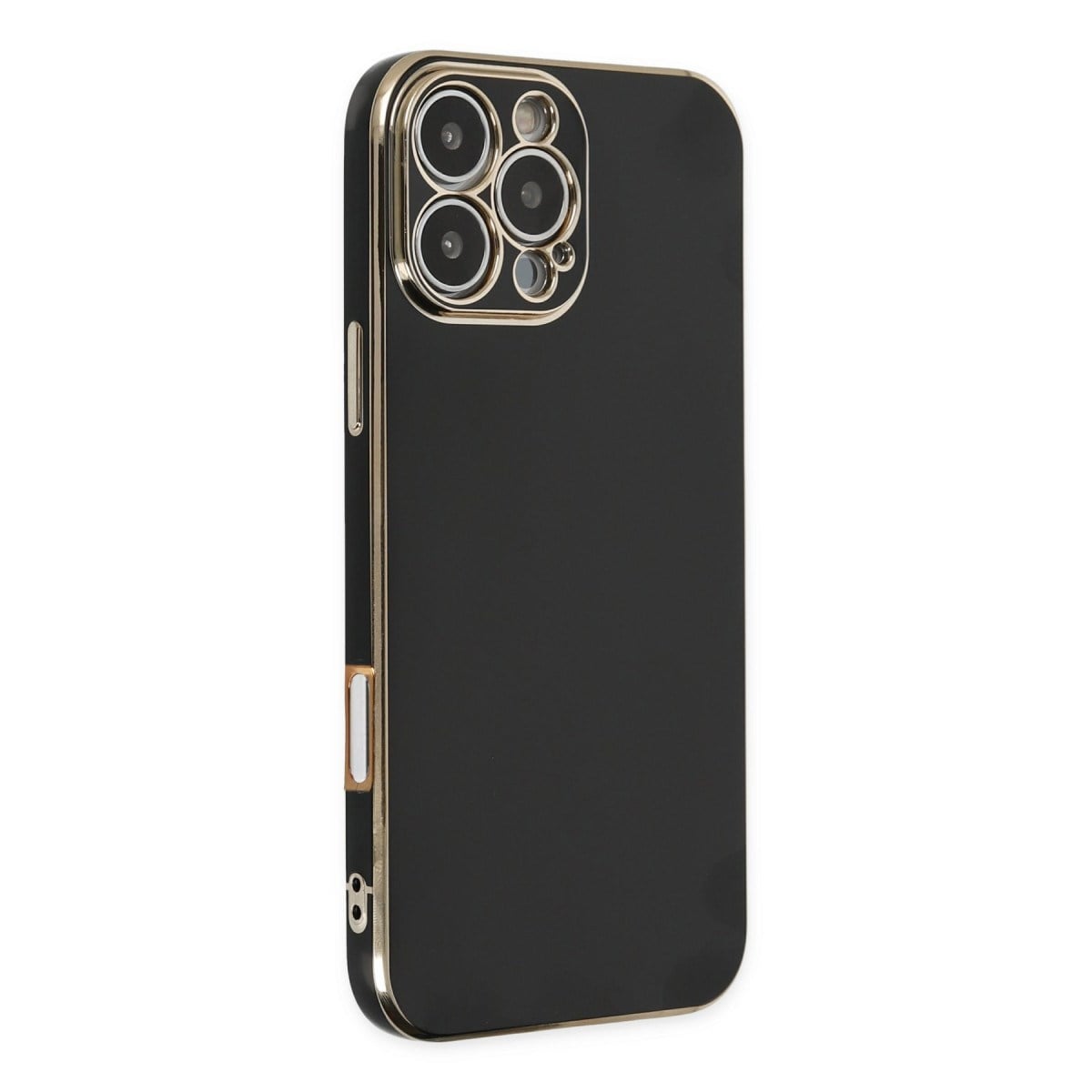 iPhone 16 Pro Kılıf Volet Silikon - Siyah