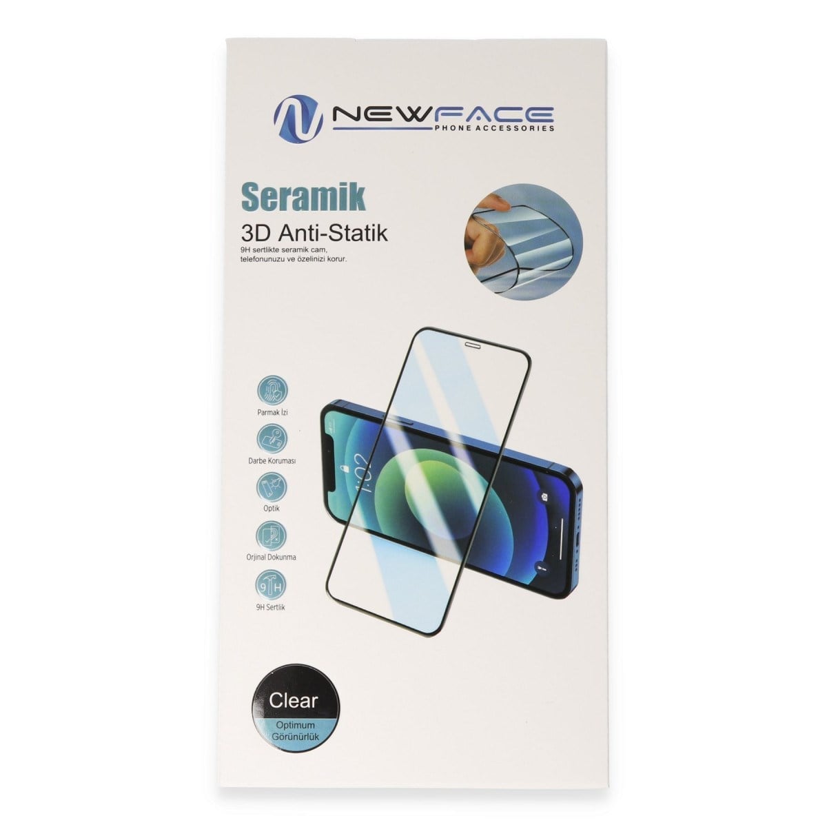 iPhone 16 Pro Max 3D Antistatik Seramik Nano Ekran Koruyucu