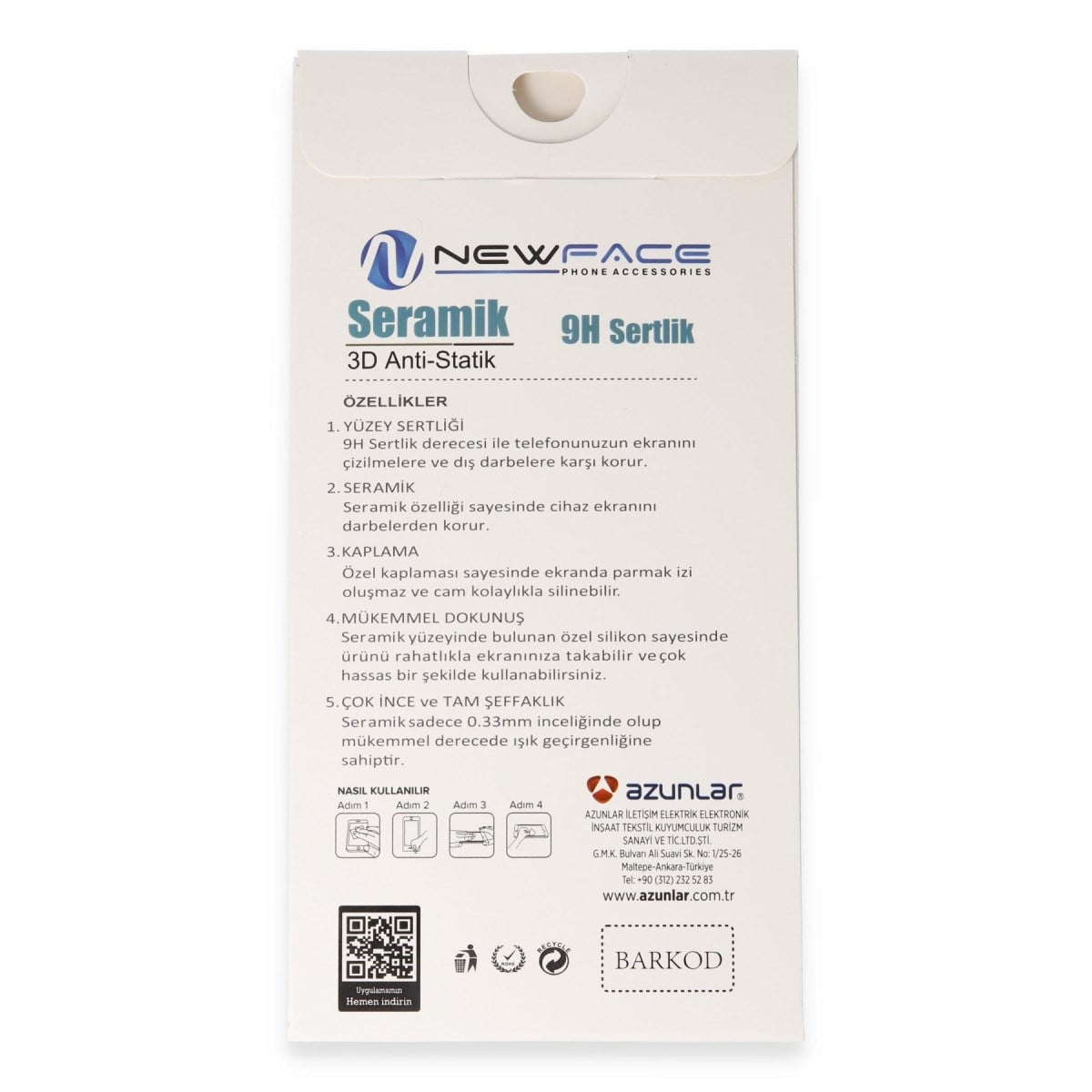 iPhone 16 Pro Max 3D Antistatik Seramik Nano Ekran Koruyucu